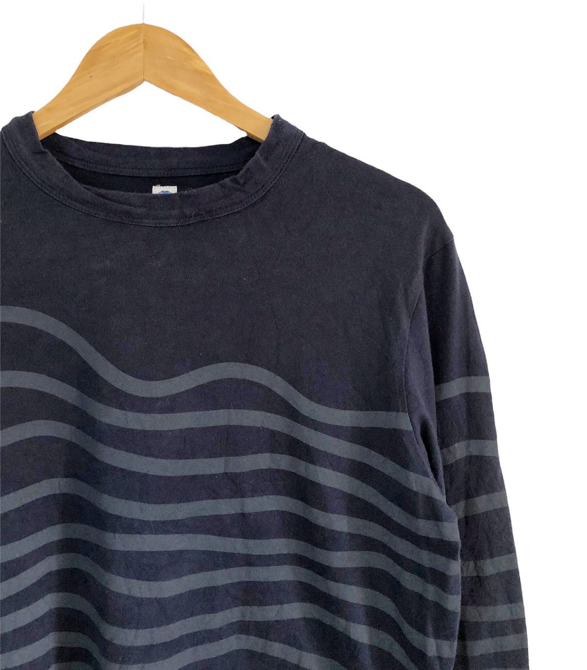 Hiroshi Kato Y2k KATO cut & sew long sleeve waves design Size US M / EU 48-50 / 2 - 7 Thumbnail