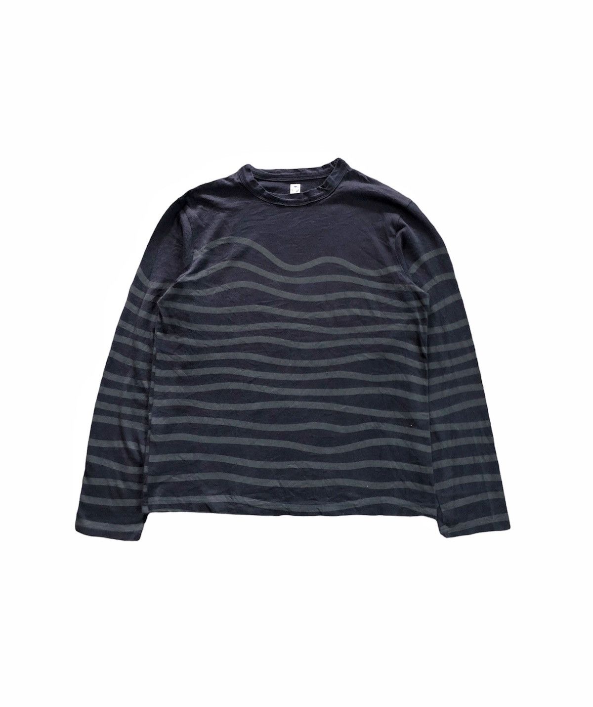 Hiroshi Kato Y2k KATO cut & sew long sleeve waves design Size US M / EU 48-50 / 2 - 1 Thumbnail