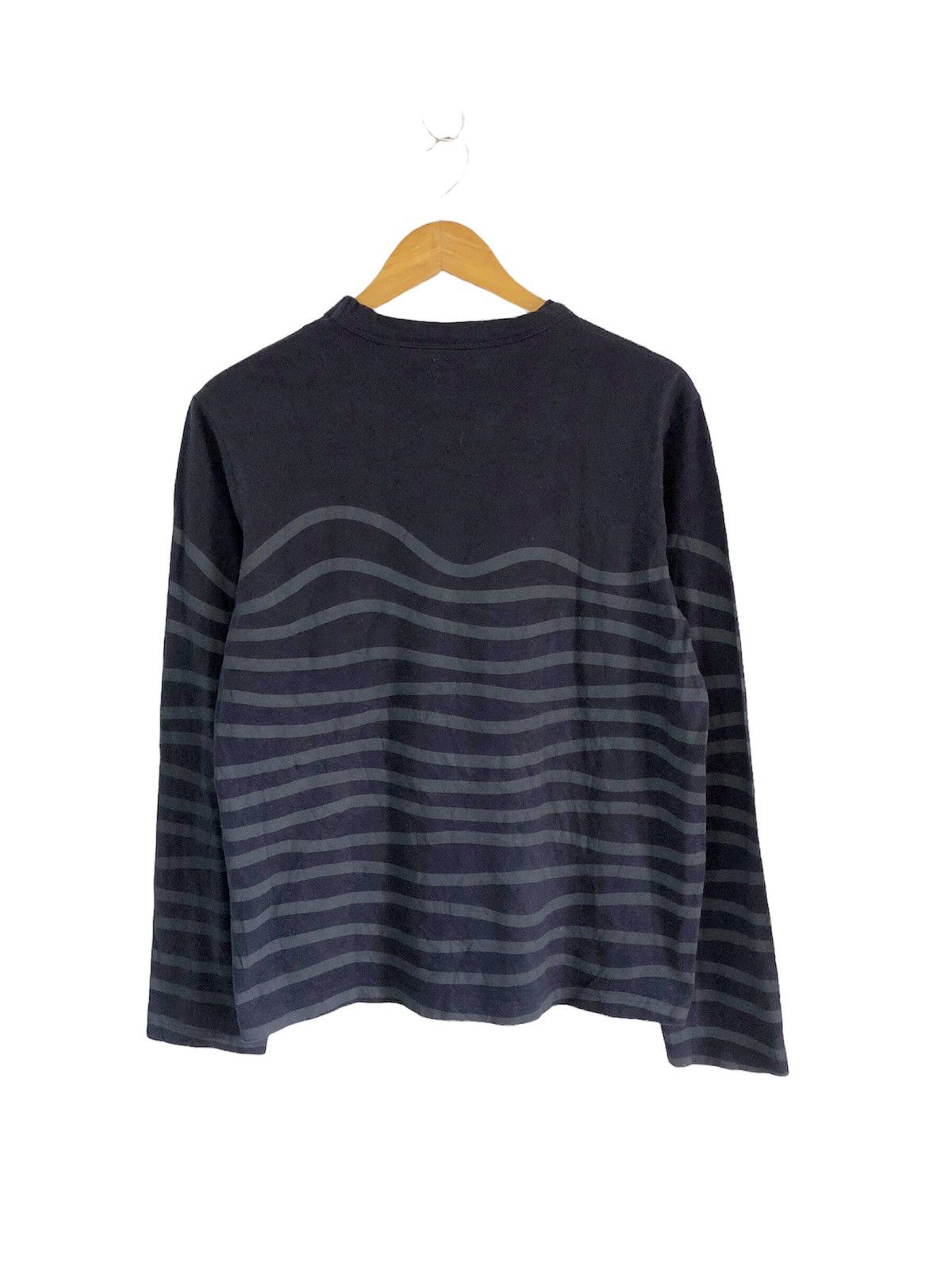 Hiroshi Kato Y2k KATO cut & sew long sleeve waves design Size US M / EU 48-50 / 2 - 8 Thumbnail