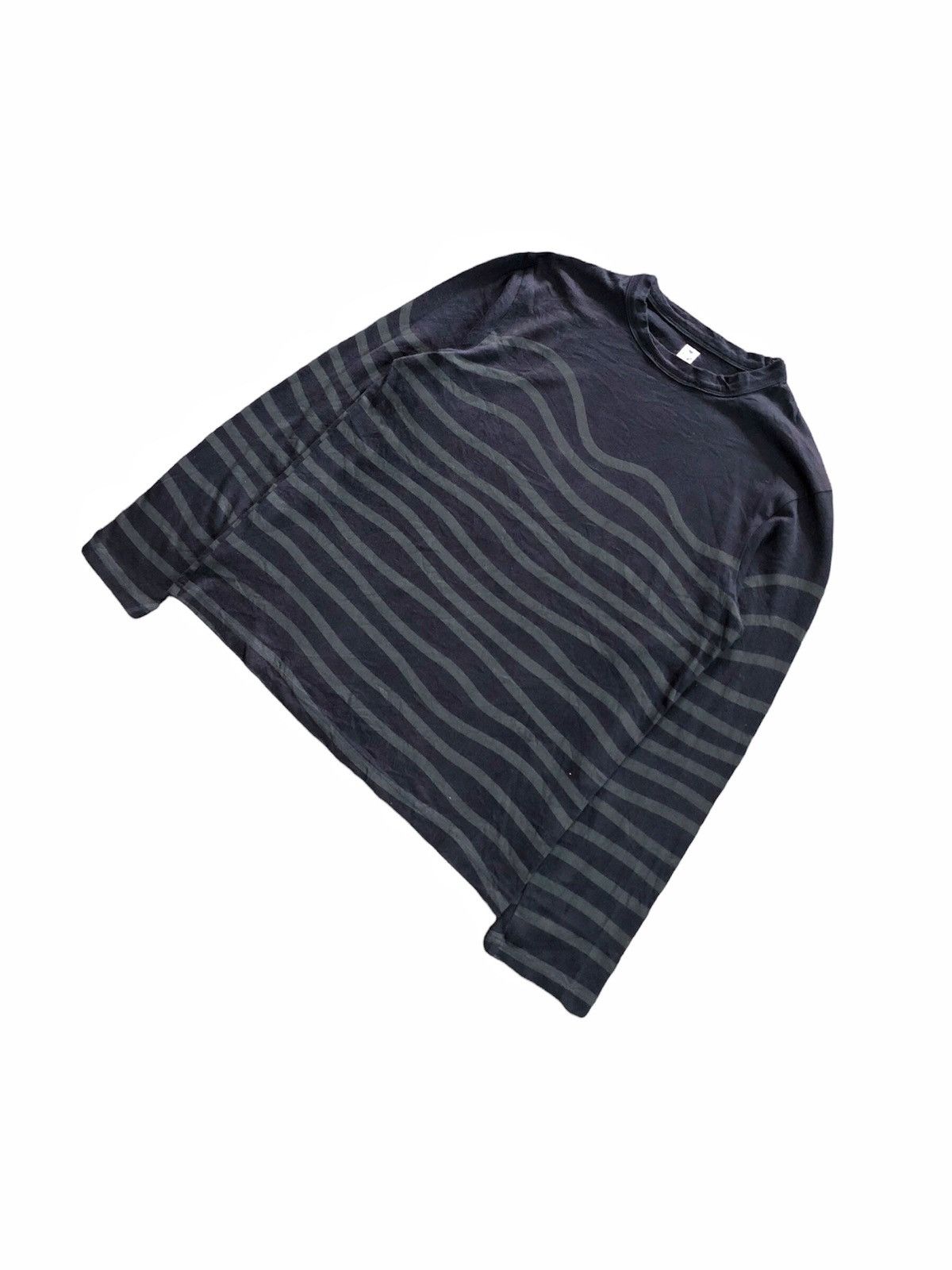 Hiroshi Kato Y2k KATO cut & sew long sleeve waves design Size US M / EU 48-50 / 2 - 3 Thumbnail