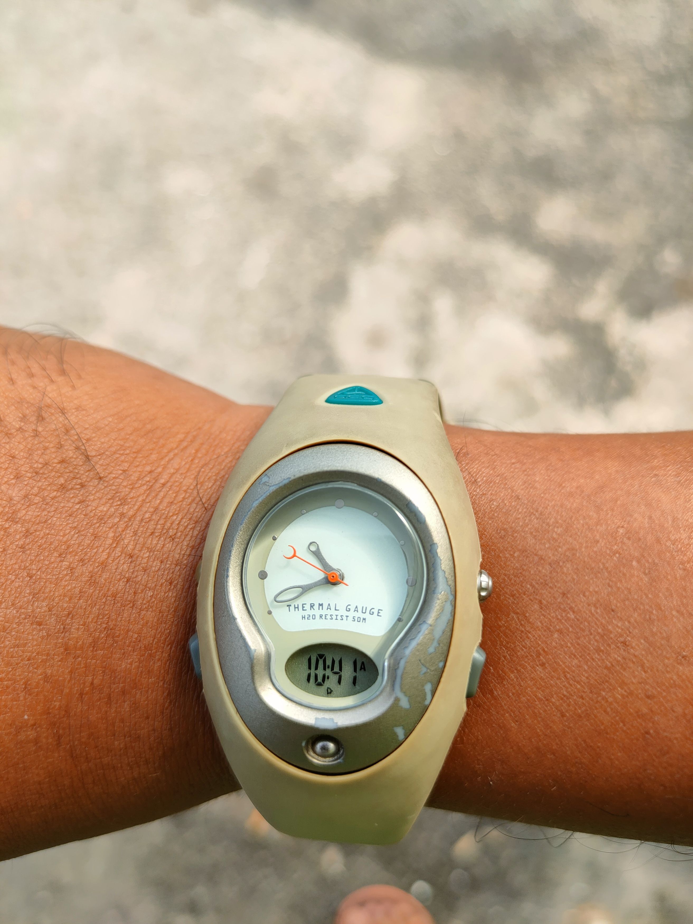 Nike DL 💥RARE💥 Y2K Nike ACG Thermal Gauge H2O Analog Watch Size ONE SIZE - 11 Thumbnail