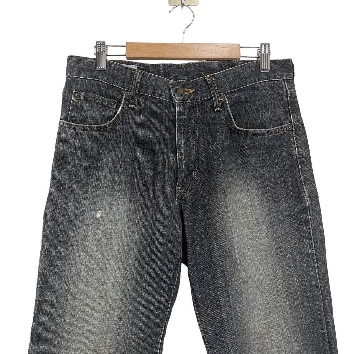 Edwin Distressed Jeans Edwin 403 Japan Stonewash Denim W 30 Size US 30 / EU 46 - 2 Thumbnail
