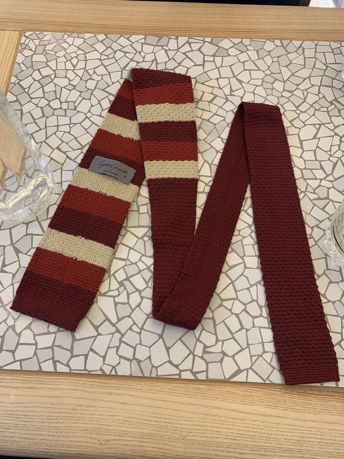 Japanese Brand Yohji Yamamoto wool multicolour tie Size ONE SIZE - 1 Thumbnail