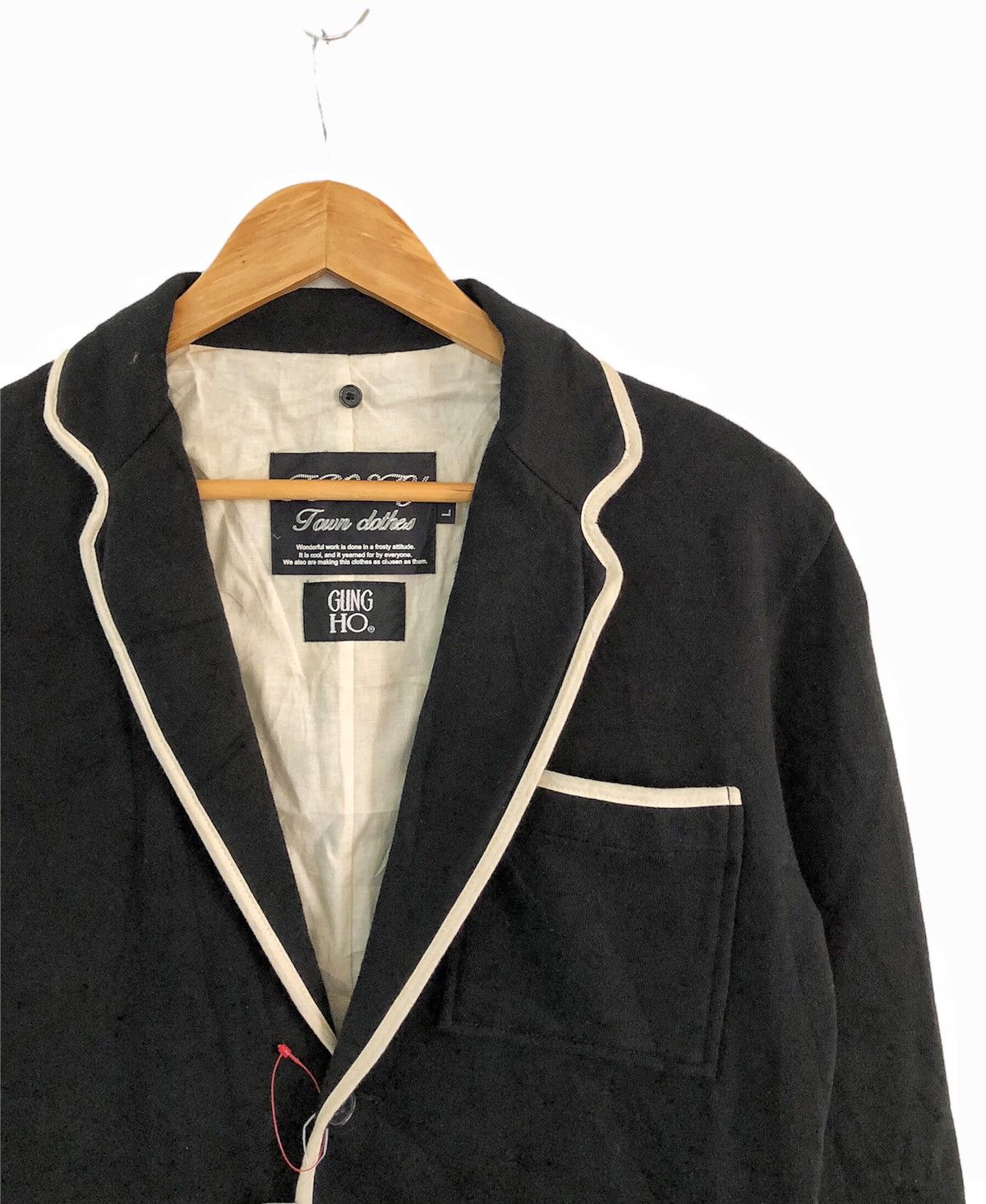 Japanese Brand Collab FROSTY TOWN CLOTHES x GUN HO USA cotton blazer Size US L / EU 52-54 / 3 - 7 Thumbnail