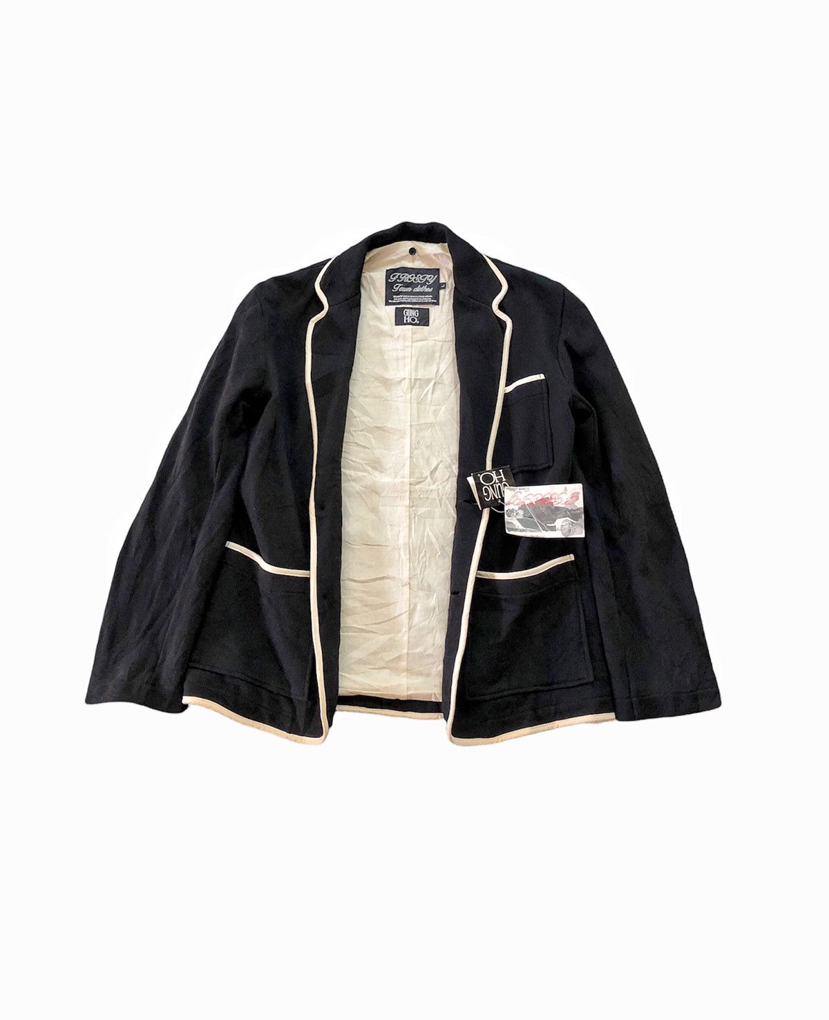 Japanese Brand Collab FROSTY TOWN CLOTHES x GUN HO USA cotton blazer Size US L / EU 52-54 / 3 - 4 Thumbnail