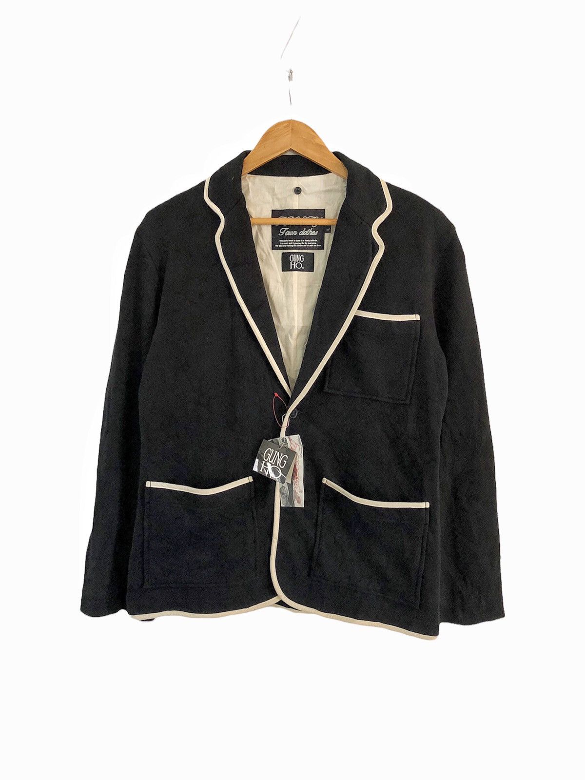 Japanese Brand Collab FROSTY TOWN CLOTHES x GUN HO USA cotton blazer Size US L / EU 52-54 / 3 - 6 Thumbnail