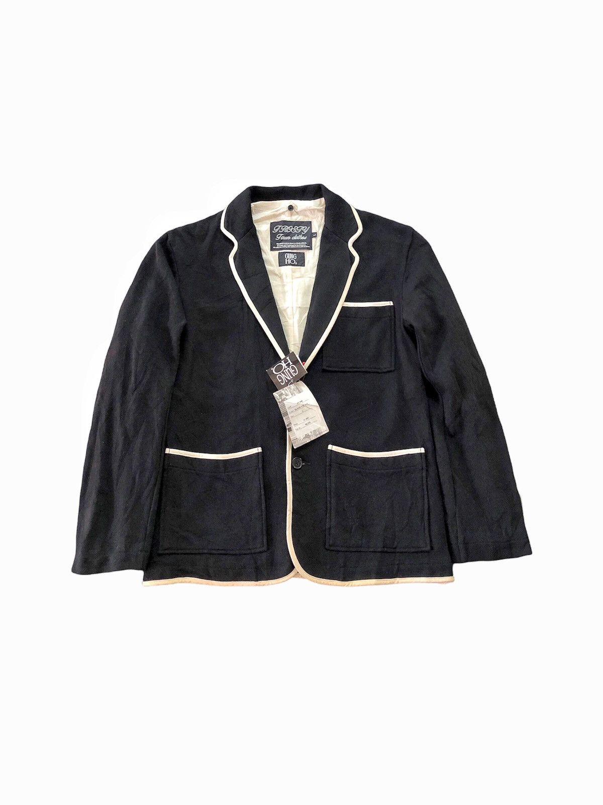 Japanese Brand Collab FROSTY TOWN CLOTHES x GUN HO USA cotton blazer Size US L / EU 52-54 / 3 - 3 Thumbnail