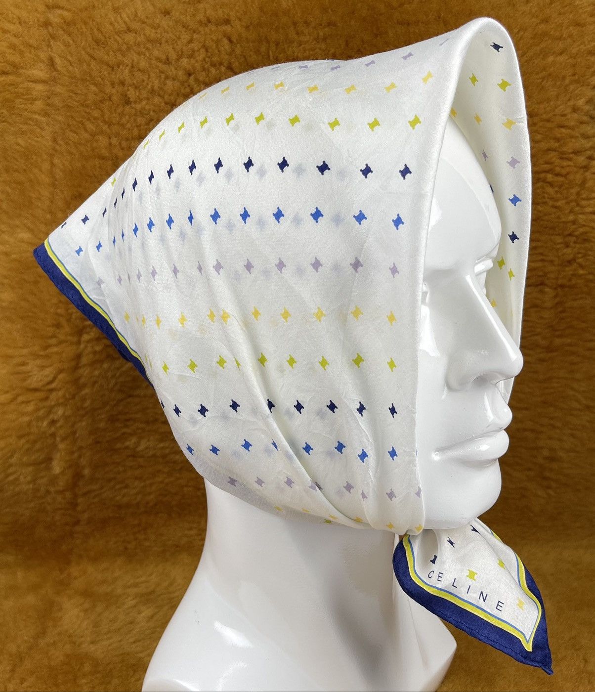 Celine × Other celine bandana handkerchief neckerchief scarf HC0598 Size ONE SIZE - 1 Thumbnail
