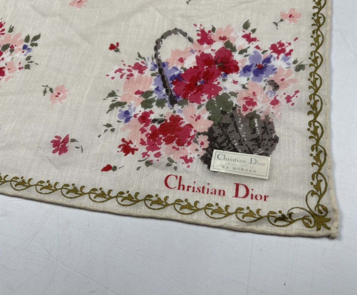 Christian Dior Monsieur × Vintage christian dior bandana handkerchief neckerchief HC0540 Size ONE SIZE - 3 Thumbnail