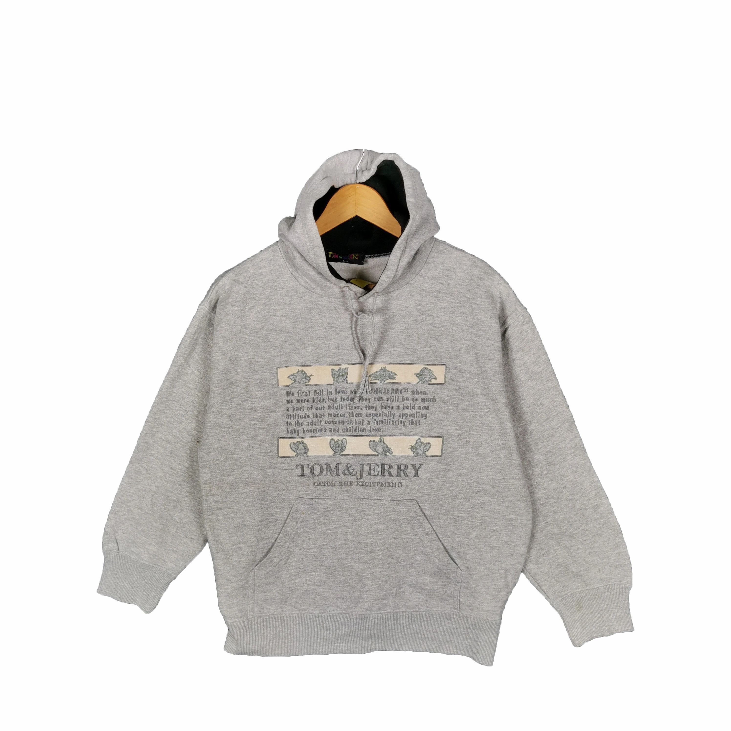 Cartoon Network × Vintage Vintage 90's Tom & Jerry Sweatshirt Sweater Hoodies BS1850. Size US M / EU 48-50 / 2 - 1 Thumbnail