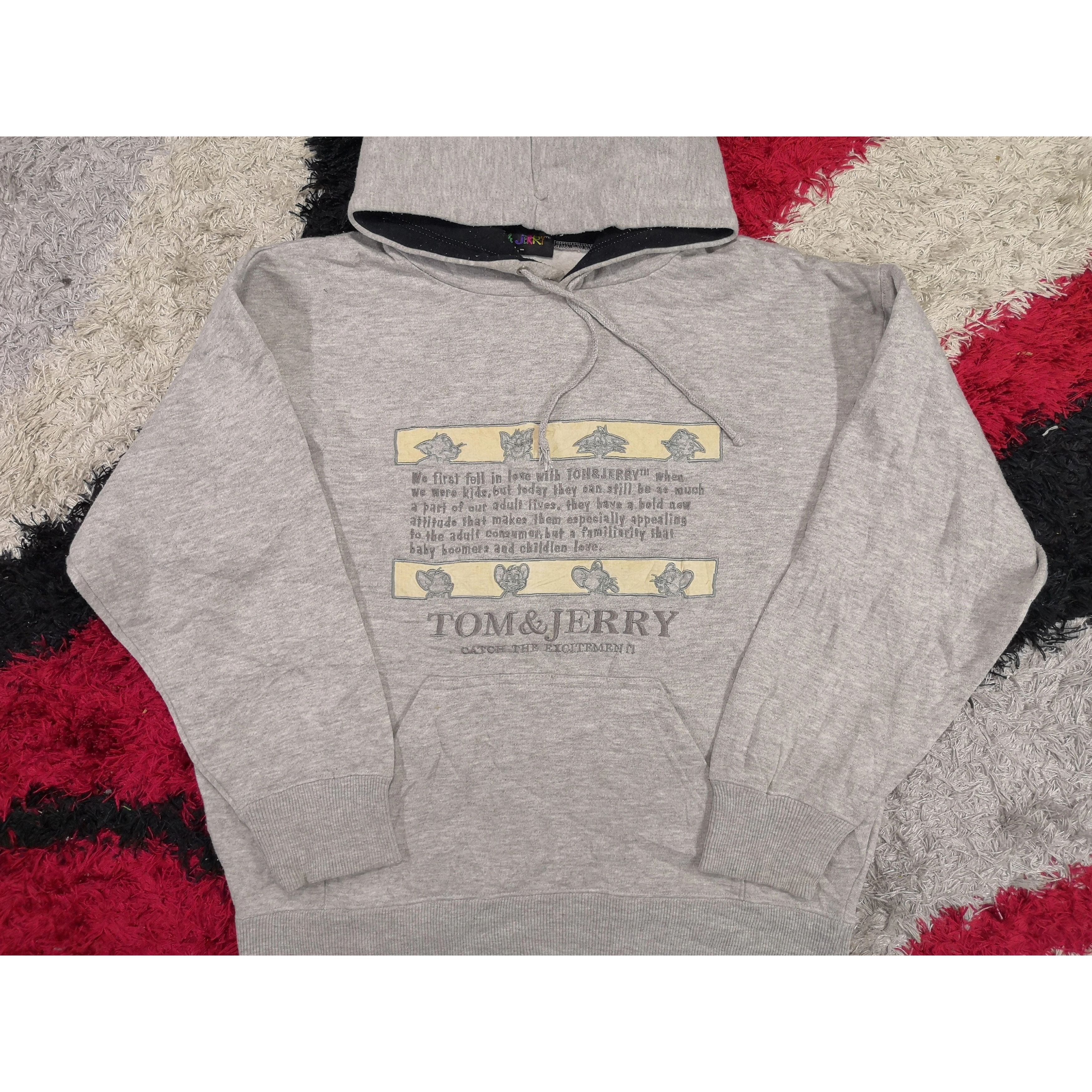 Cartoon Network × Vintage Vintage 90's Tom & Jerry Sweatshirt Sweater Hoodies BS1850. Size US M / EU 48-50 / 2 - 2 Thumbnail