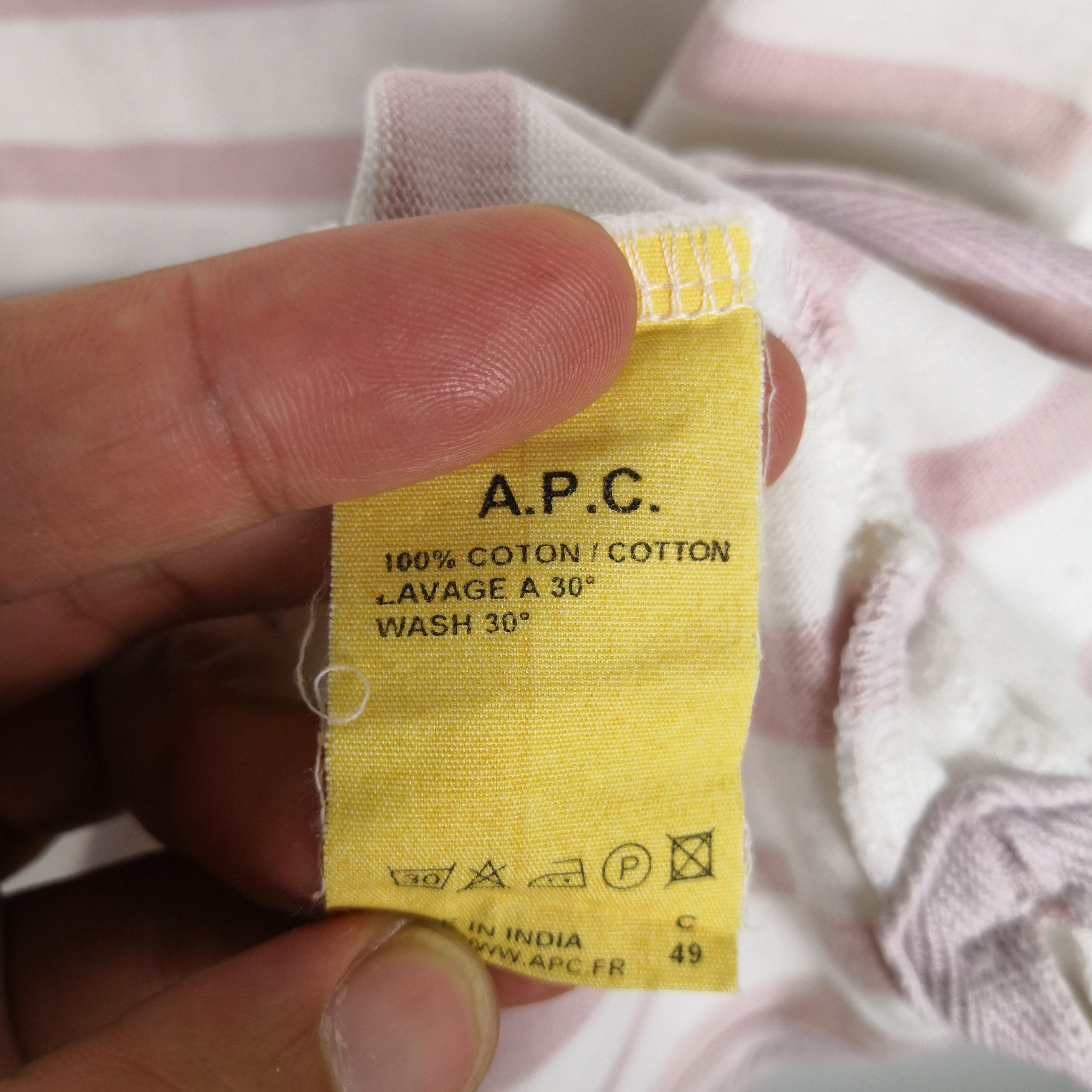 A.P.C. Vintage A.P.C T-shirt APC Stripe Tee | BS17640 Size US S / EU 44-46 / 1 - 7 Thumbnail