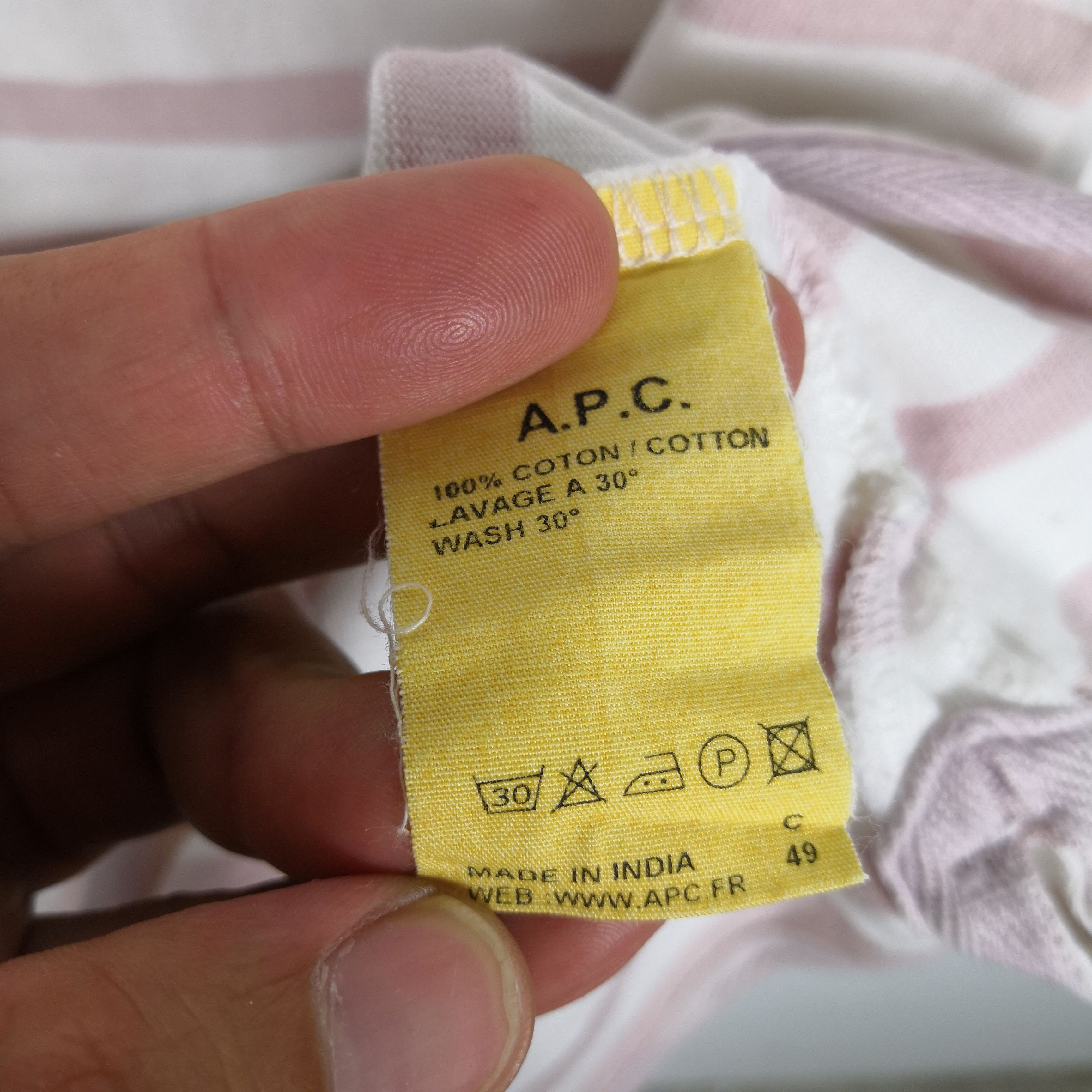 A.P.C. Vintage A.P.C T-shirt APC Stripe Tee | BS17640 Size US S / EU 44-46 / 1 - 8 Thumbnail