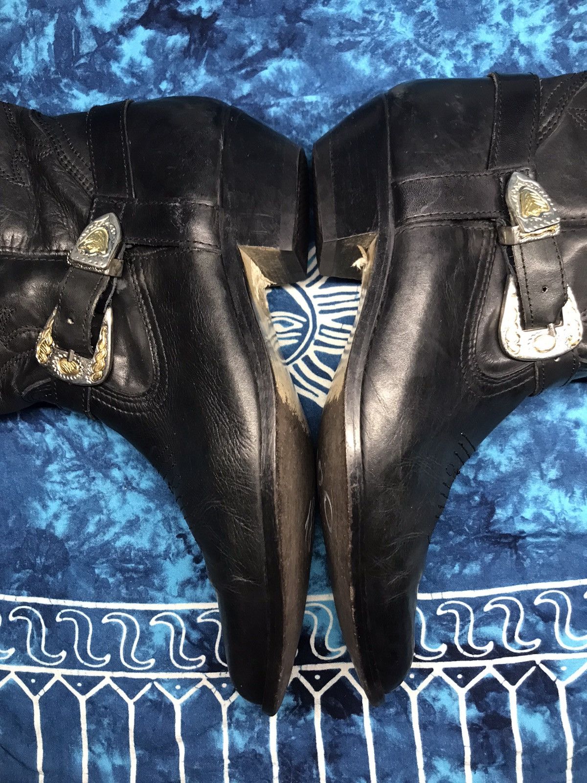 Cowboy Equipment × Vintage Vintage Laredo Deichmann Cowboy Boots Size US 11.5 / IT 41.5 - 10 Thumbnail