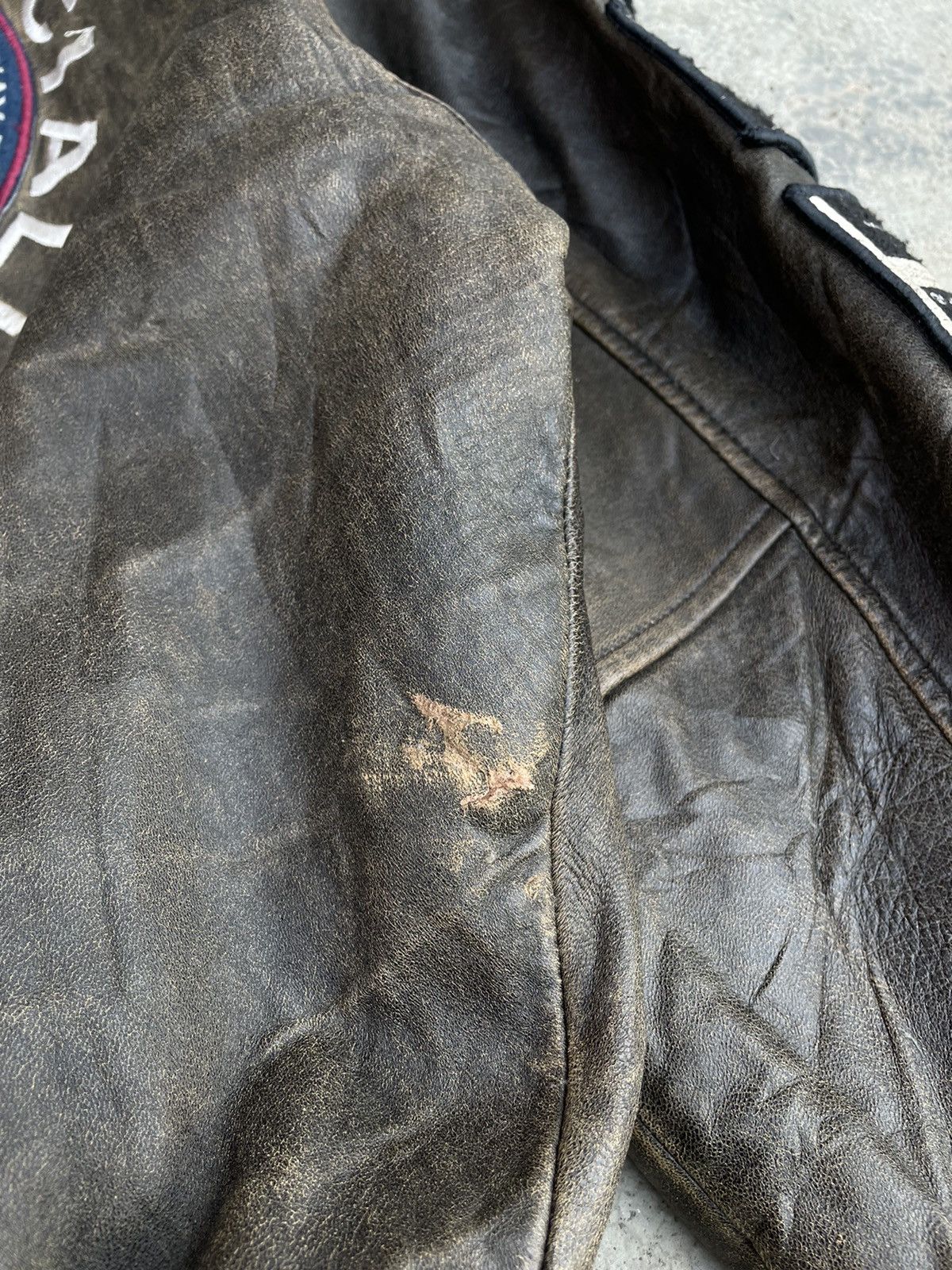 BIGI BIGI LEATHER PASS ESPECIALLY GRANTS BOMBER JACKET Size US L / EU 52-54 / 3 - 17 Thumbnail