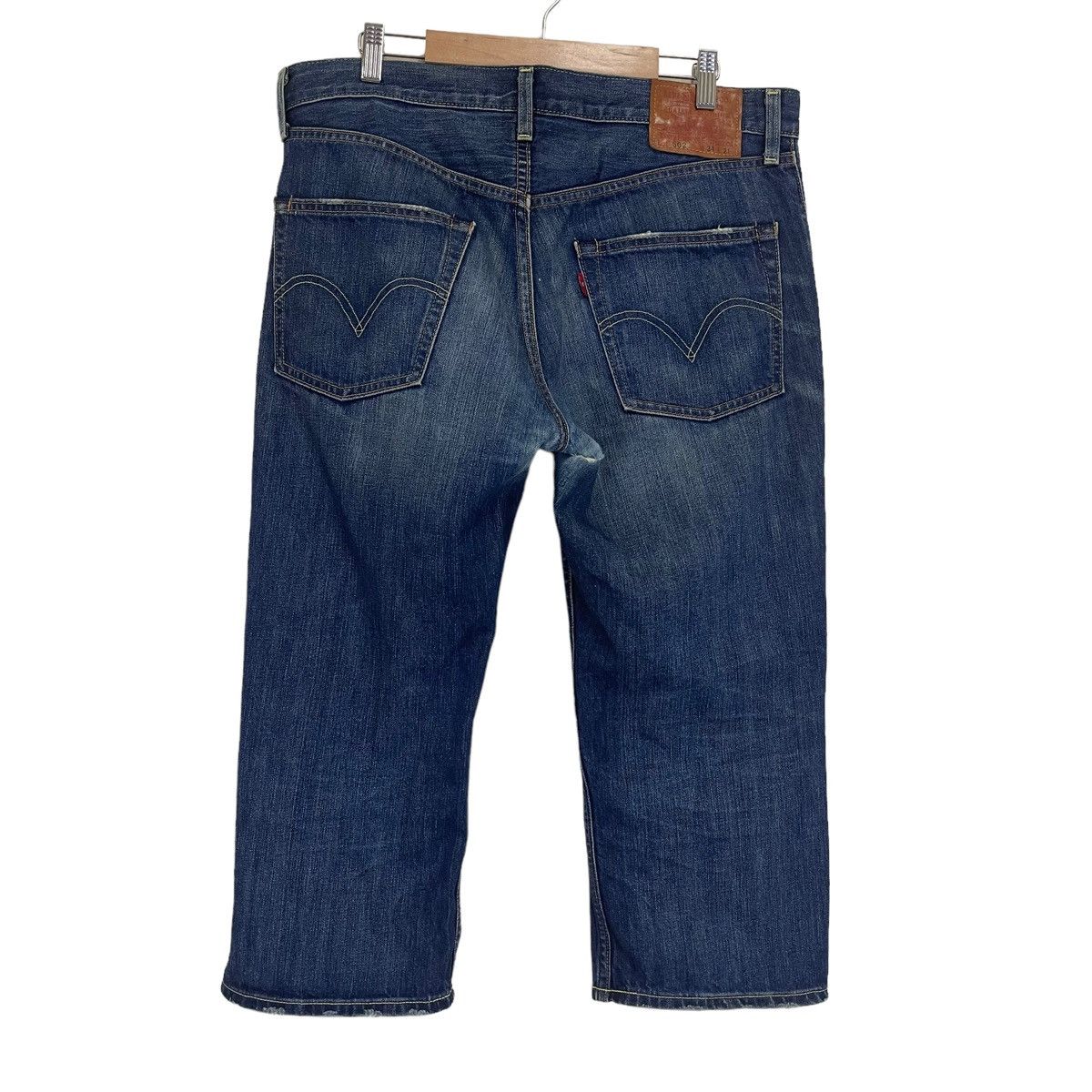 Japanese Brand RARE💥Vintage Levis 502 Distressed Selvedge Denim W34L21 Size US 34 / EU 50 - 8 Thumbnail