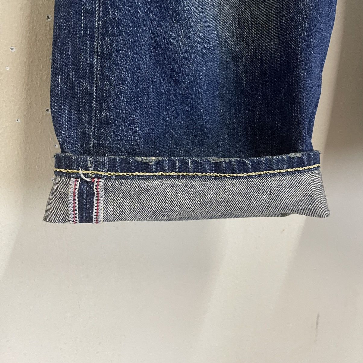 Japanese Brand RARE💥Vintage Levis 502 Distressed Selvedge Denim W34L21 Size US 34 / EU 50 - 6 Thumbnail