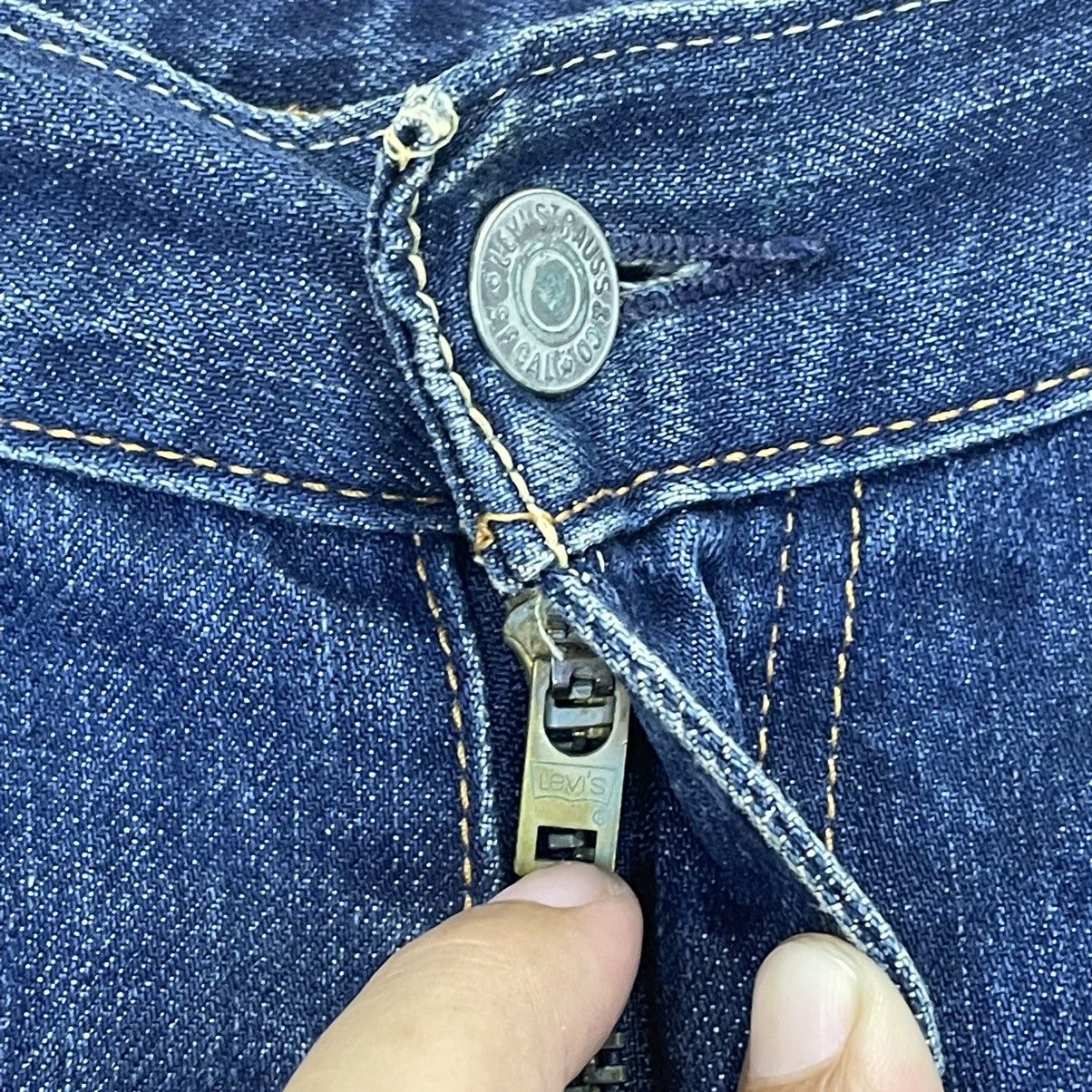 Japanese Brand RARE💥Vintage Levis 502 Distressed Selvedge Denim W34L21 Size US 34 / EU 50 - 3 Thumbnail