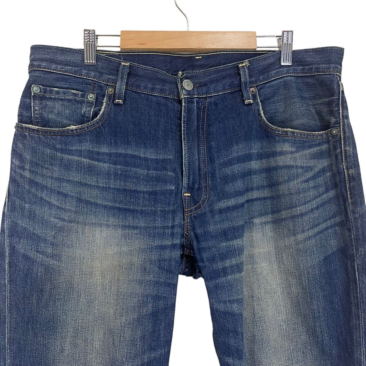 Japanese Brand RARE💥Vintage Levis 502 Distressed Selvedge Denim W34L21 Size US 34 / EU 50 - 2 Thumbnail