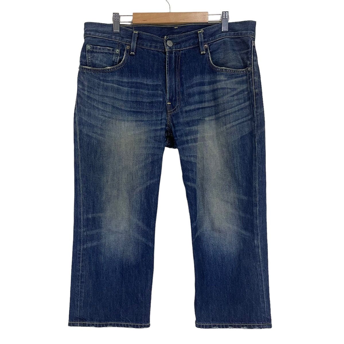 Japanese Brand RARE💥Vintage Levis 502 Distressed Selvedge Denim W34L21 Size US 34 / EU 50 - 1 Thumbnail