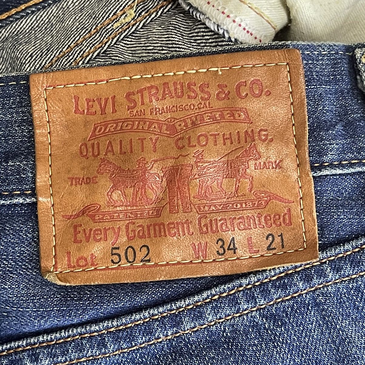 Japanese Brand RARE💥Vintage Levis 502 Distressed Selvedge Denim W34L21 Size US 34 / EU 50 - 14 Thumbnail