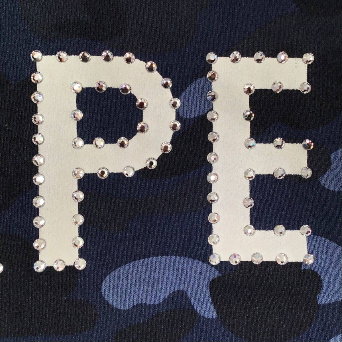 Bape × Swarovski Swarovski BAPE logo long sleeve sweatshirt blue camo Size US M / EU 48-50 / 2 - 4 Thumbnail