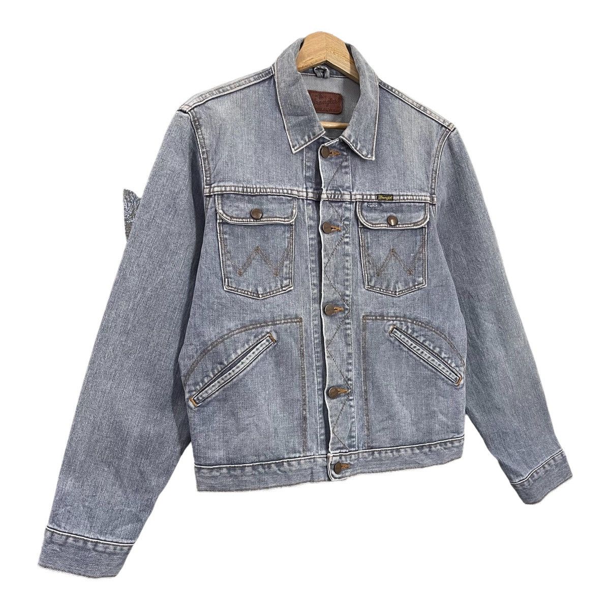 Wrangler Vintage 90s Wrangler Blue Bell Jeans Jacket Size S Size US S / EU 44-46 / 1 - 2 Thumbnail