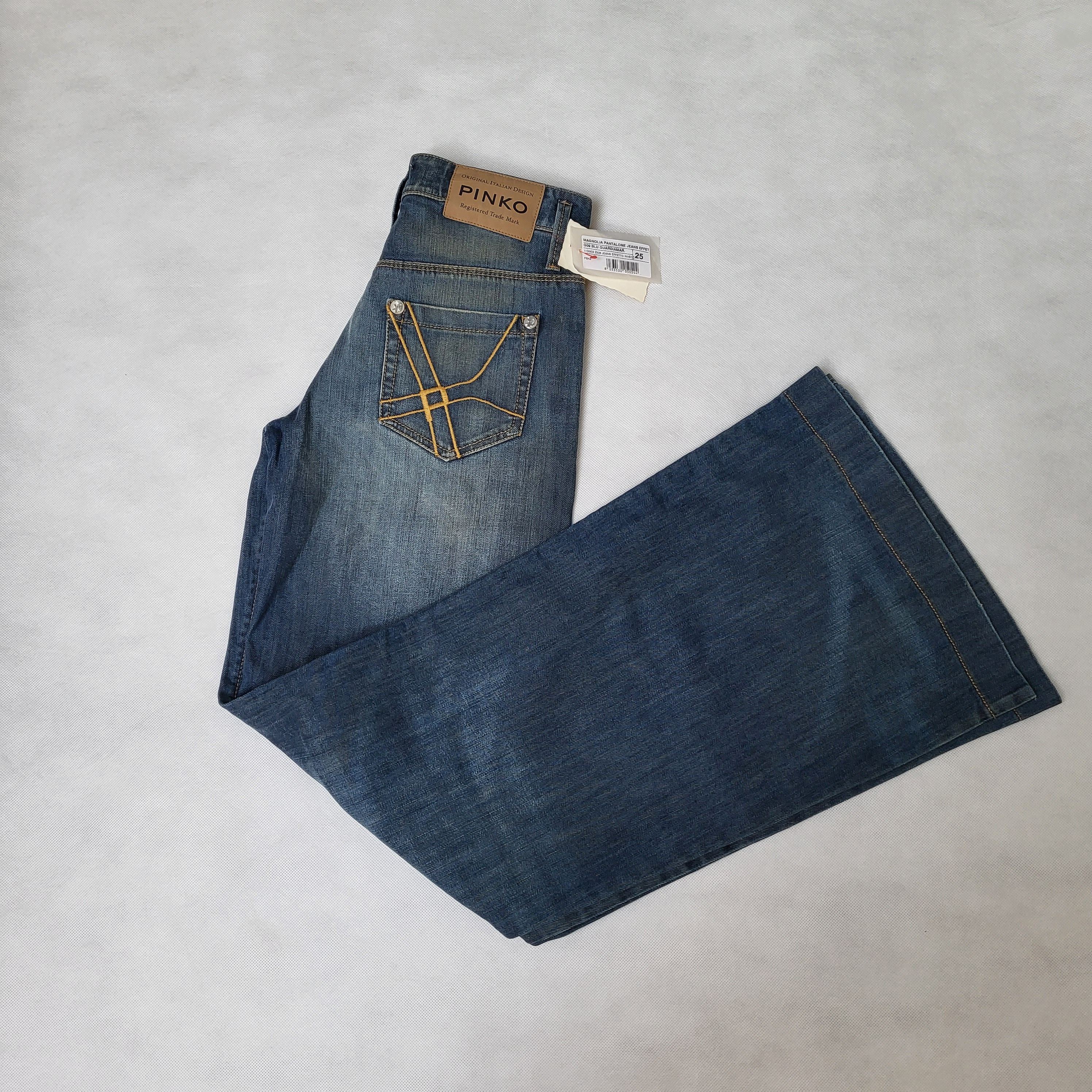 Vintage flare / wide leg jeans Pinko Magnolia W25 NEW