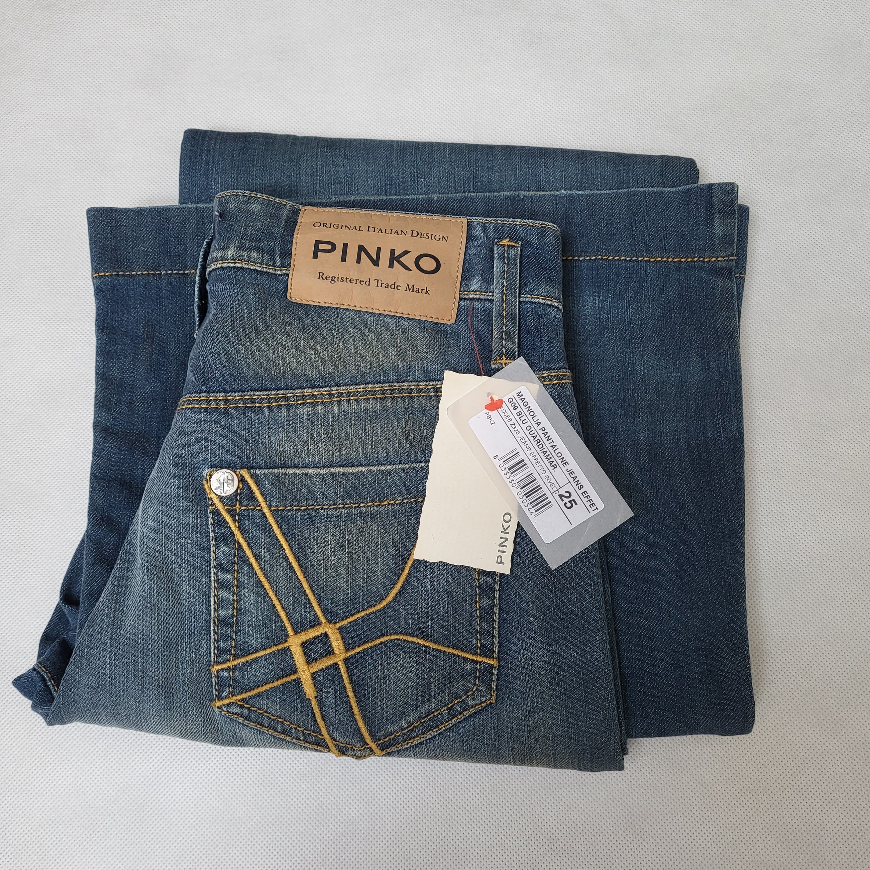 Vintage Vintage flare / wide leg jeans Pinko Magnolia W25 NEW Size 25" / US 0 / IT 36 - 4 Thumbnail