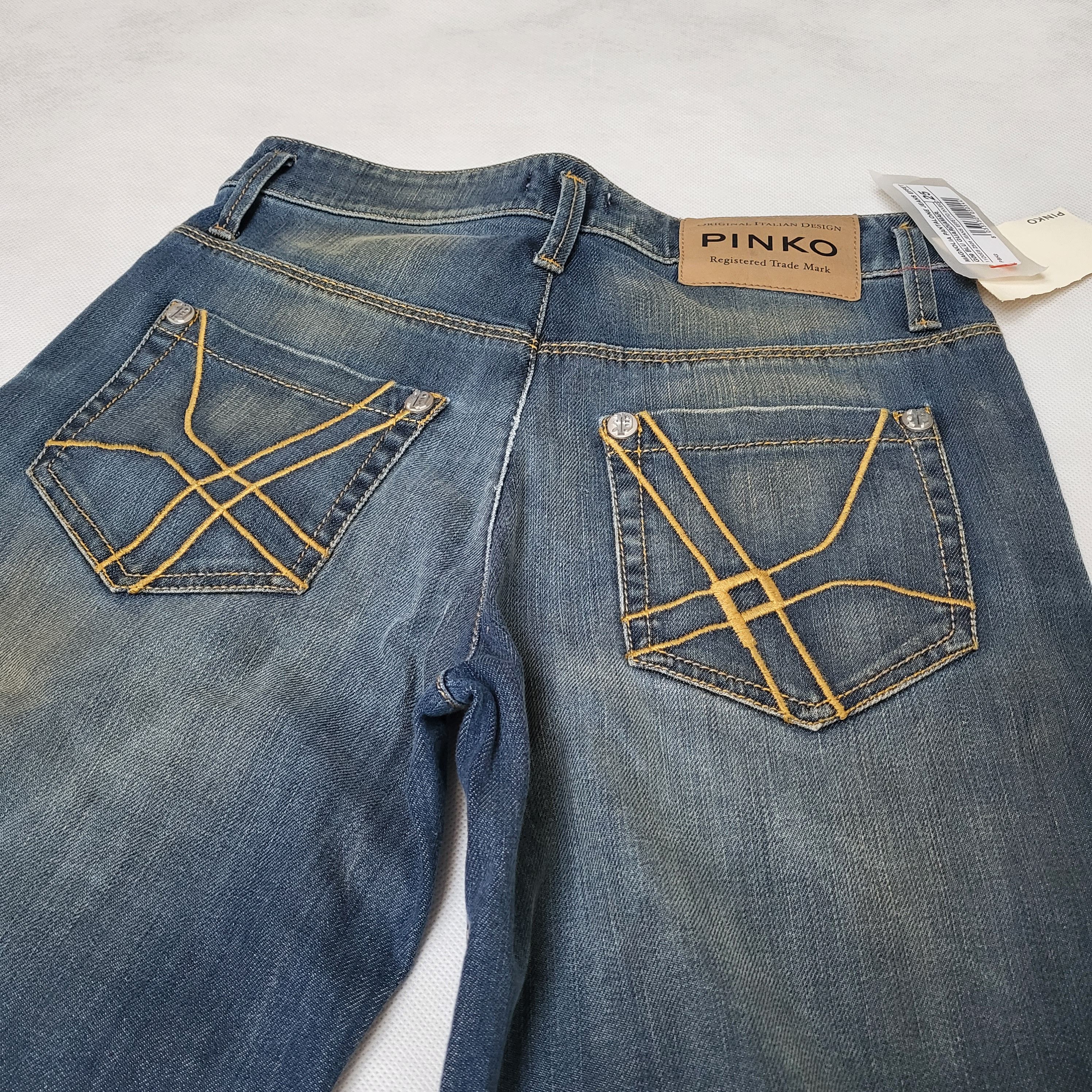 Vintage Vintage flare / wide leg jeans Pinko Magnolia W25 NEW Size 25" / US 0 / IT 36 - 6 Thumbnail