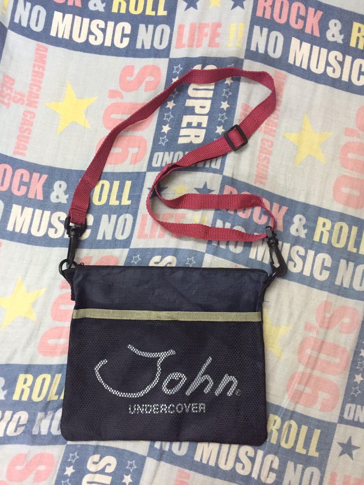 John Undercover John Undercover Shoulder Sling Bag Big Spellout Size ONE SIZE - 2 Thumbnail