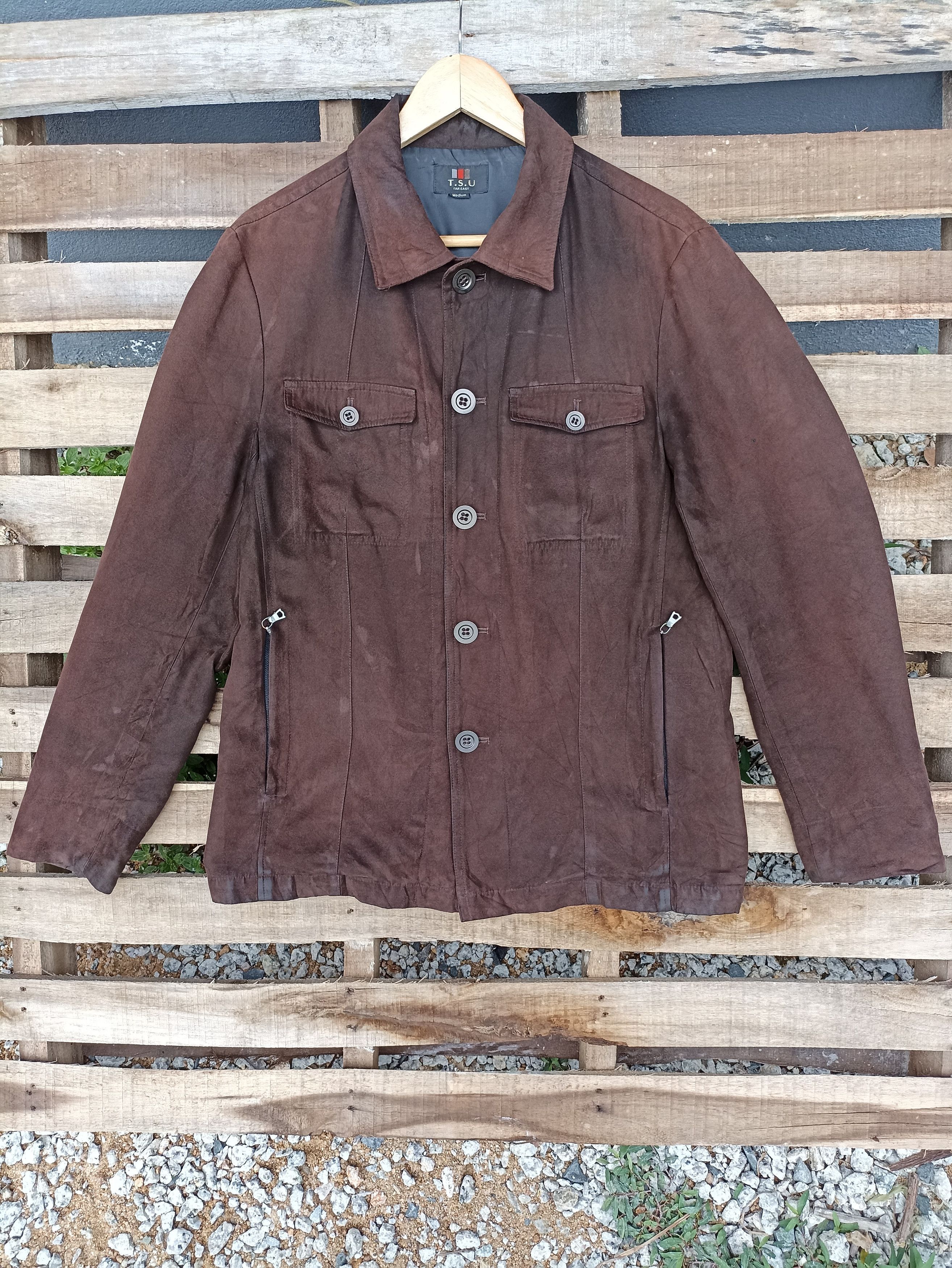 Japanese Brand × Vintage Vintage T.S.U Workers Jacket Size US S / EU 44-46 / 1 - 1 Thumbnail