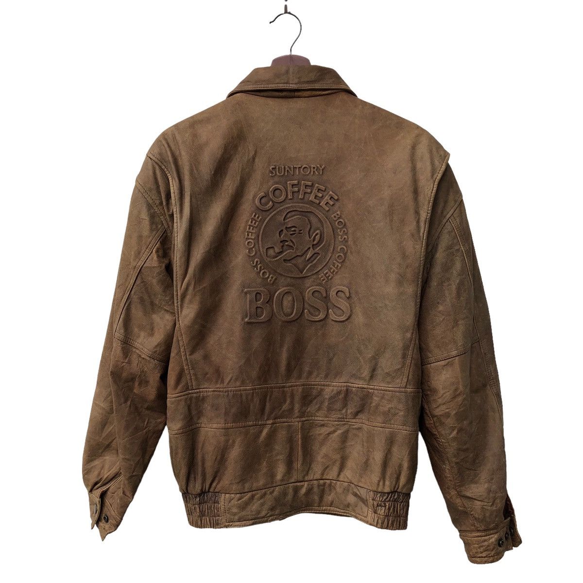 ジャケット・アウター 90s boss suntory A-2 real leather jacket 90s boss suntory A-2 real leather jacket