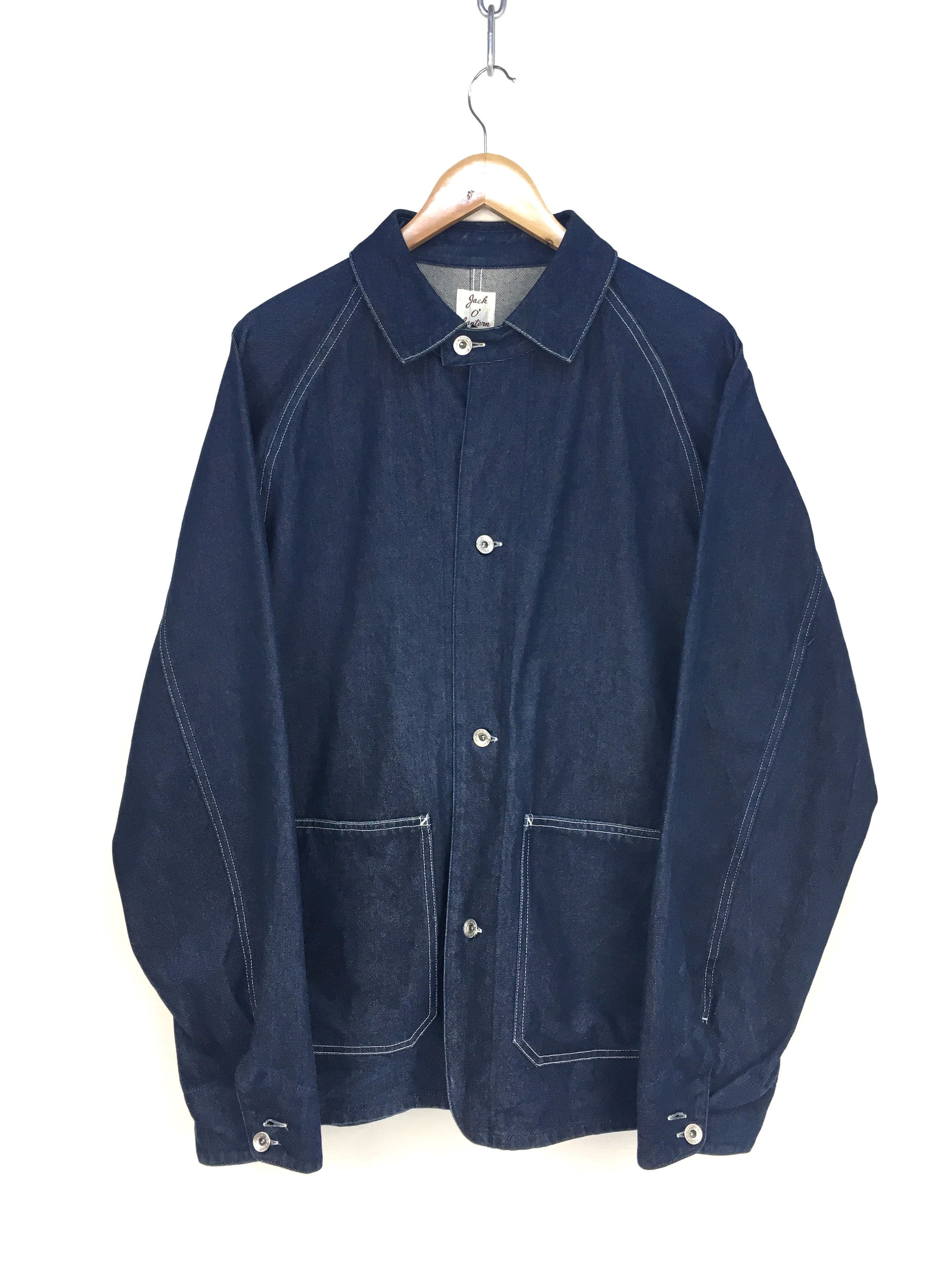 Indigo JACK O' LANTERN Indigo Chore Denim Jacket Size US M / EU 48-50 / 2 - 1 Thumbnail