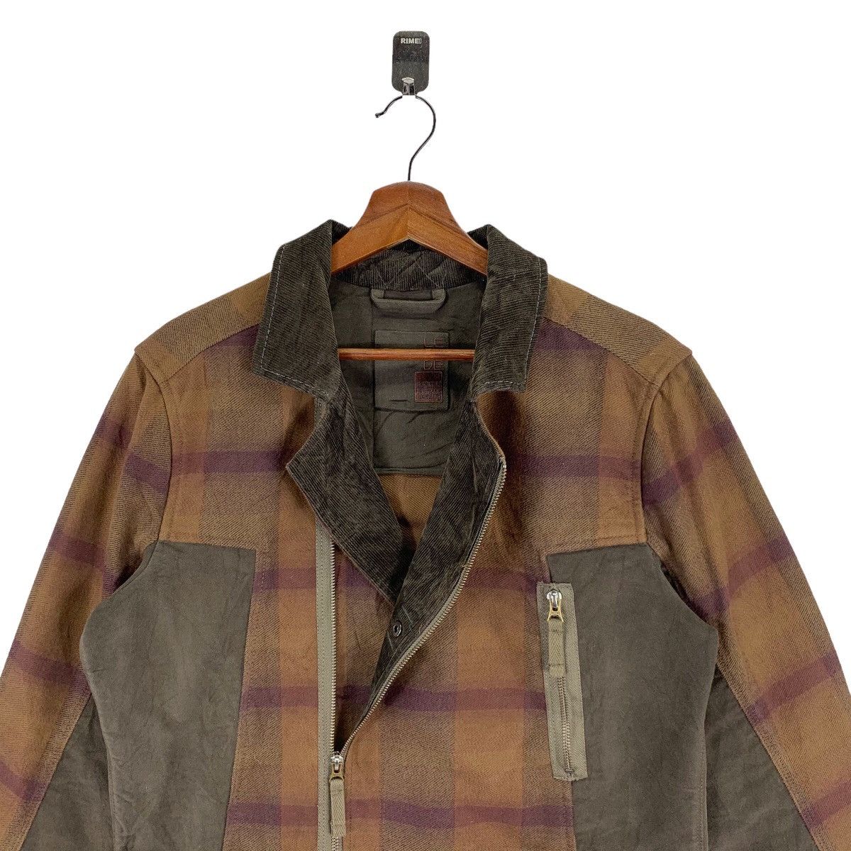Marithe + Francois Girbaud VINTAGE MARITHE FRANCOIS GIRBAUD TARTAN PATCH WORK JACKET Size US L / EU 52-54 / 3 - 5 Thumbnail