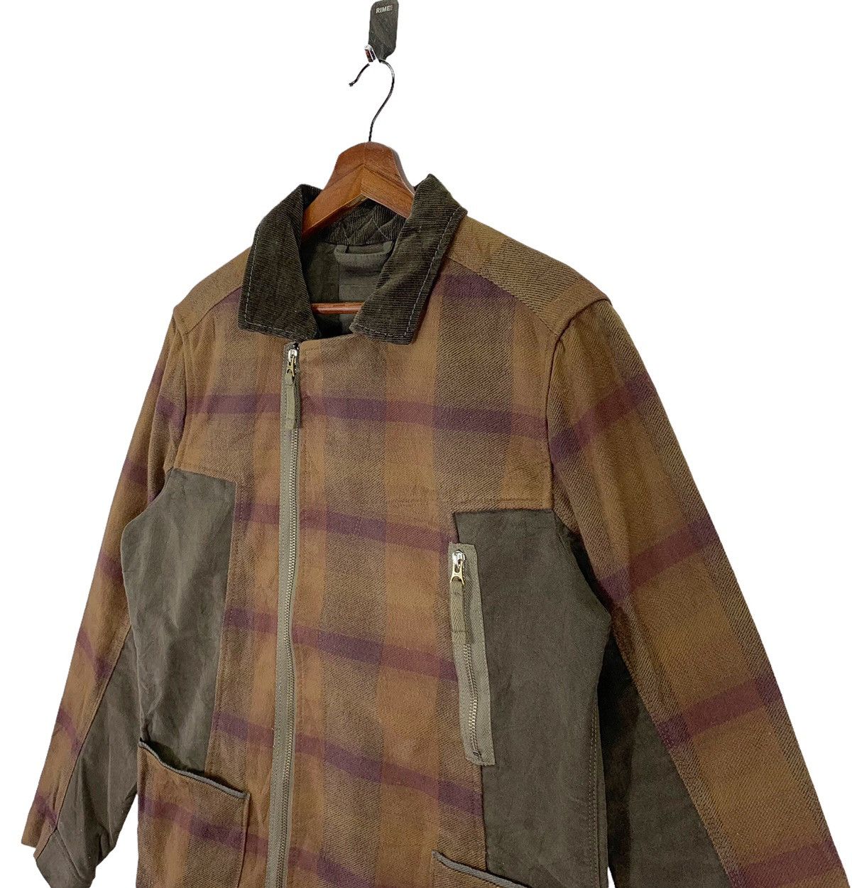 Marithe + Francois Girbaud VINTAGE MARITHE FRANCOIS GIRBAUD TARTAN PATCH WORK JACKET Size US L / EU 52-54 / 3 - 3 Thumbnail