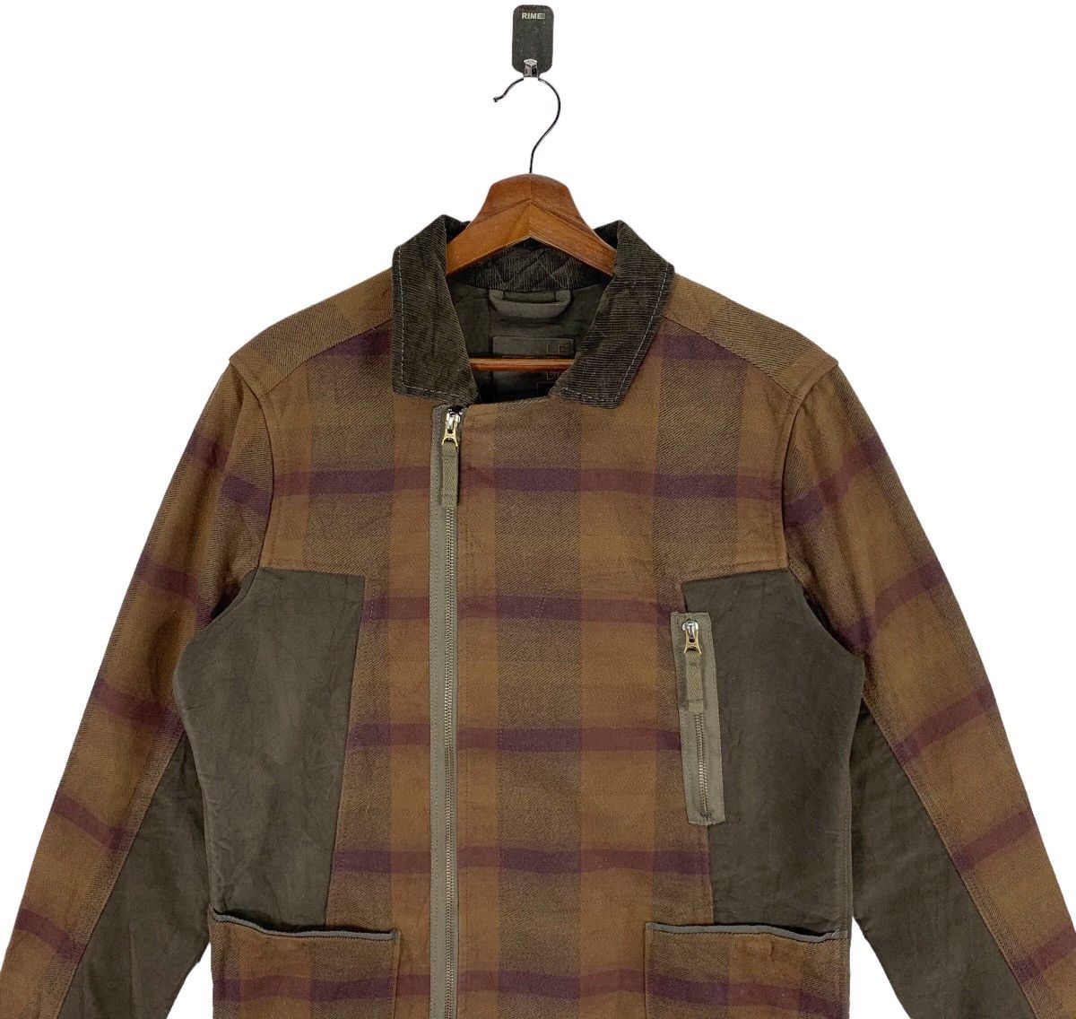 Marithe + Francois Girbaud VINTAGE MARITHE FRANCOIS GIRBAUD TARTAN PATCH WORK JACKET Size US L / EU 52-54 / 3 - 4 Thumbnail