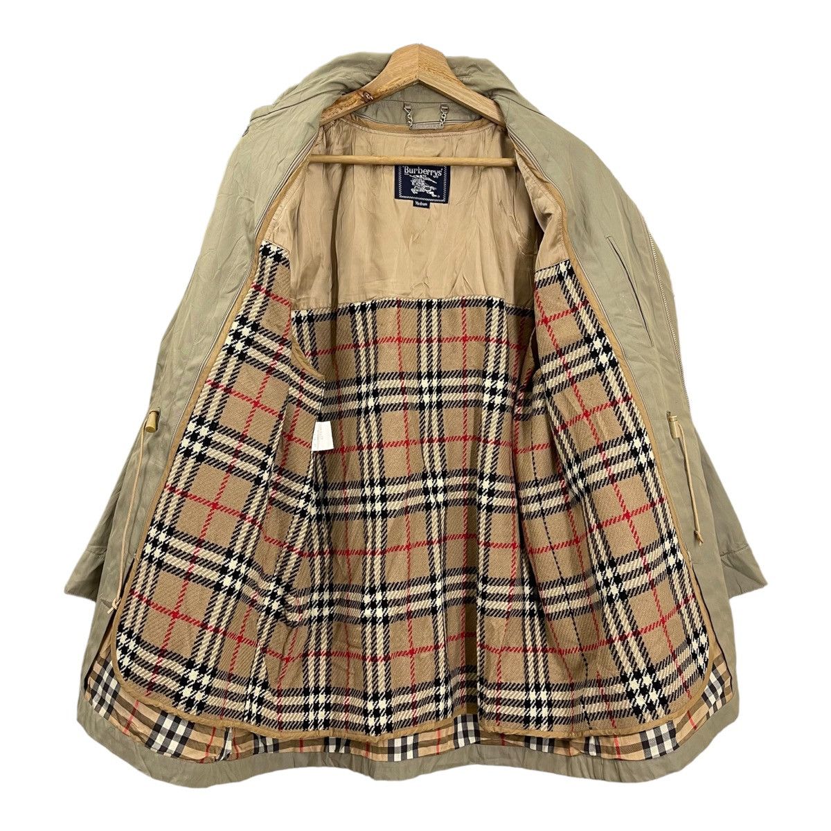 Burberry Vintage 90s Burberrys Long Coat Jacket Size M Size US M / EU 48-50 / 2 - 1 Thumbnail