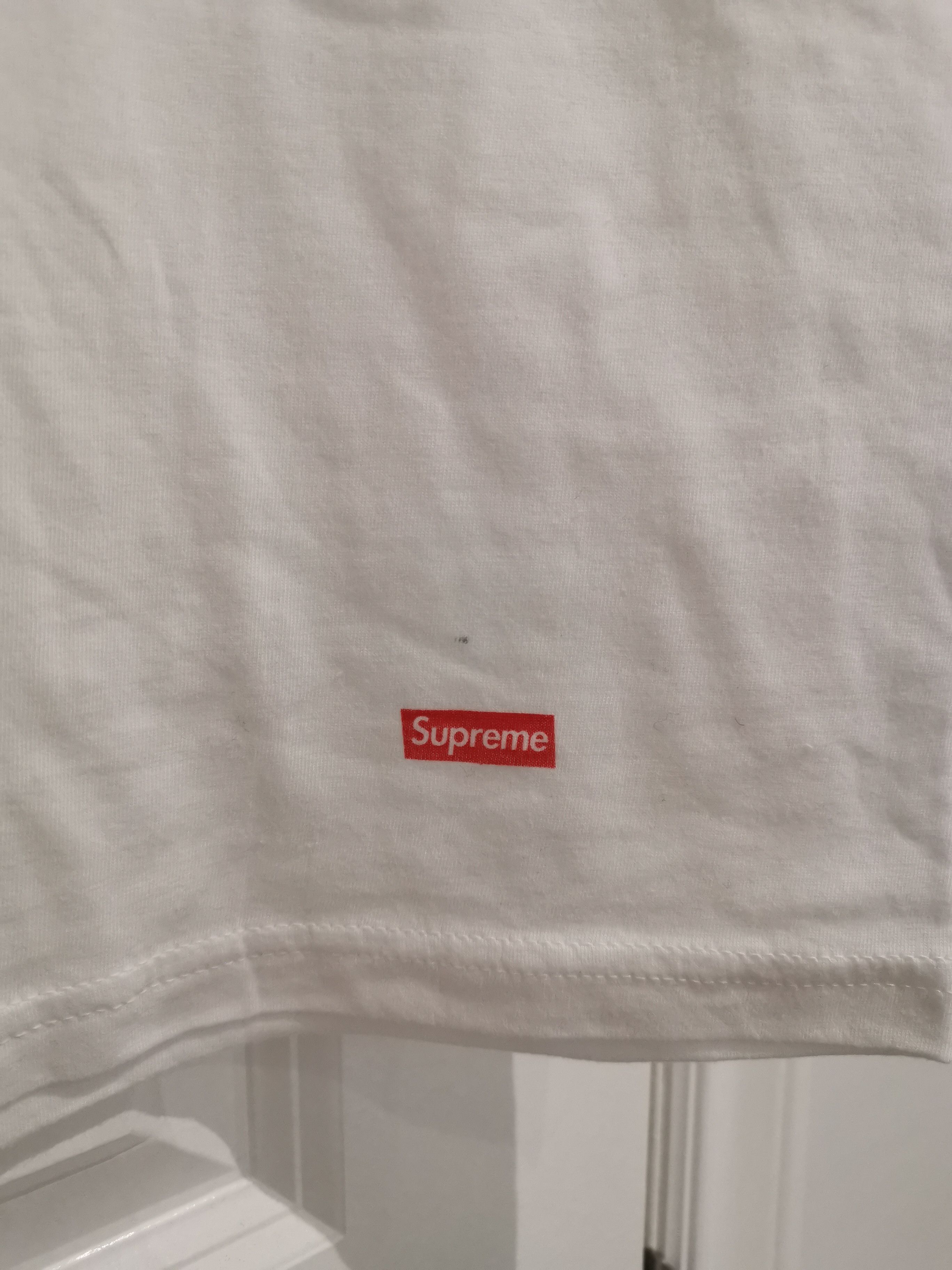 Hanes × Supreme Supreme hanes White t-shirt medium Size US M / EU 48-50 / 2 - 2 Thumbnail