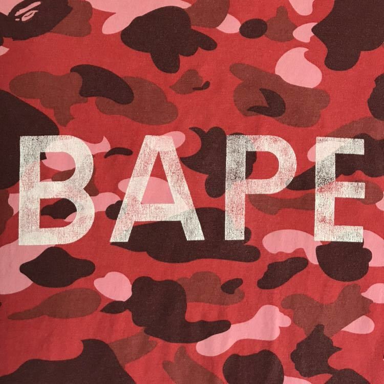 Bape BAPE reversible T-shirt camo × neon college logo Size US L / EU 52-54 / 3 - 3 Thumbnail