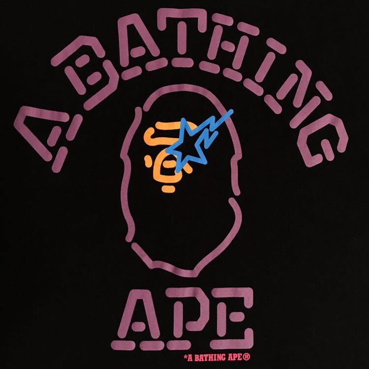 Bape BAPE reversible T-shirt camo × neon college logo Size US L / EU 52-54 / 3 - 7 Thumbnail
