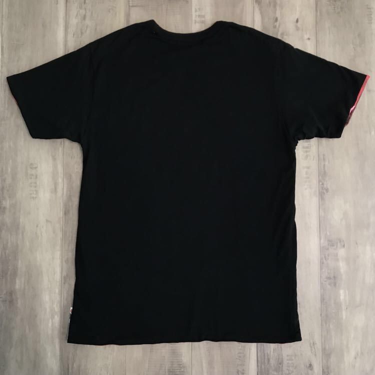 Bape BAPE reversible T-shirt camo × neon college logo Size US L / EU 52-54 / 3 - 9 Thumbnail