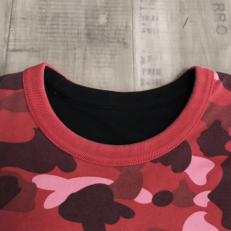 Bape BAPE reversible T-shirt camo × neon college logo Size US L / EU 52-54 / 3 - 4 Thumbnail