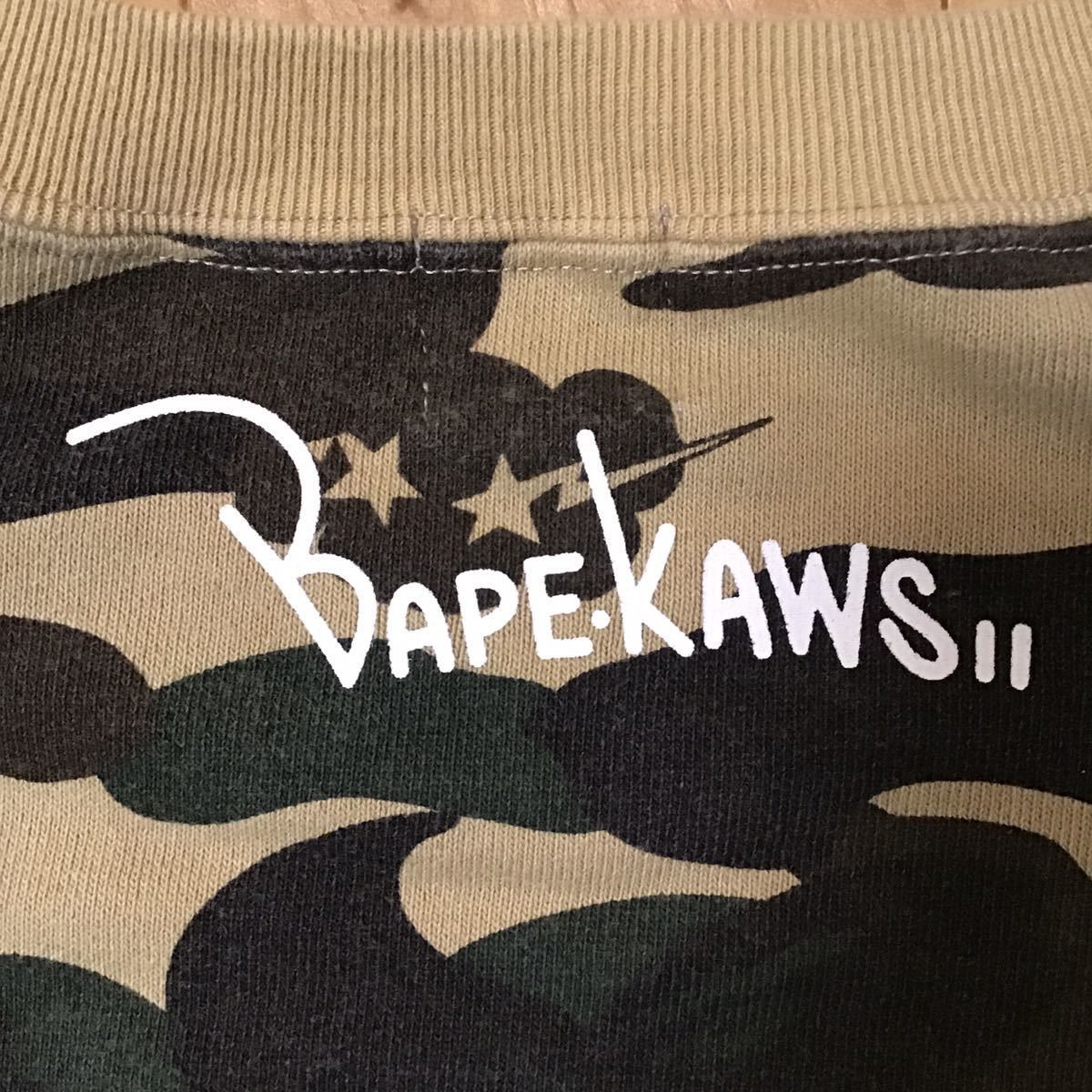 Bape × Kaws BAPE × kaws bendy Short sleeve sweatshirt 1st camo yellow Size US M / EU 48-50 / 2 - 5 Thumbnail