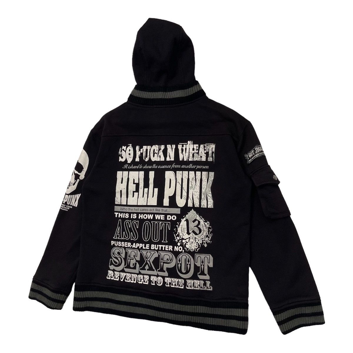 Japanese Brand Sex Pot Revenge Zipper Hoodies Size M Size US M / EU 48-50 / 2 - 3 Thumbnail