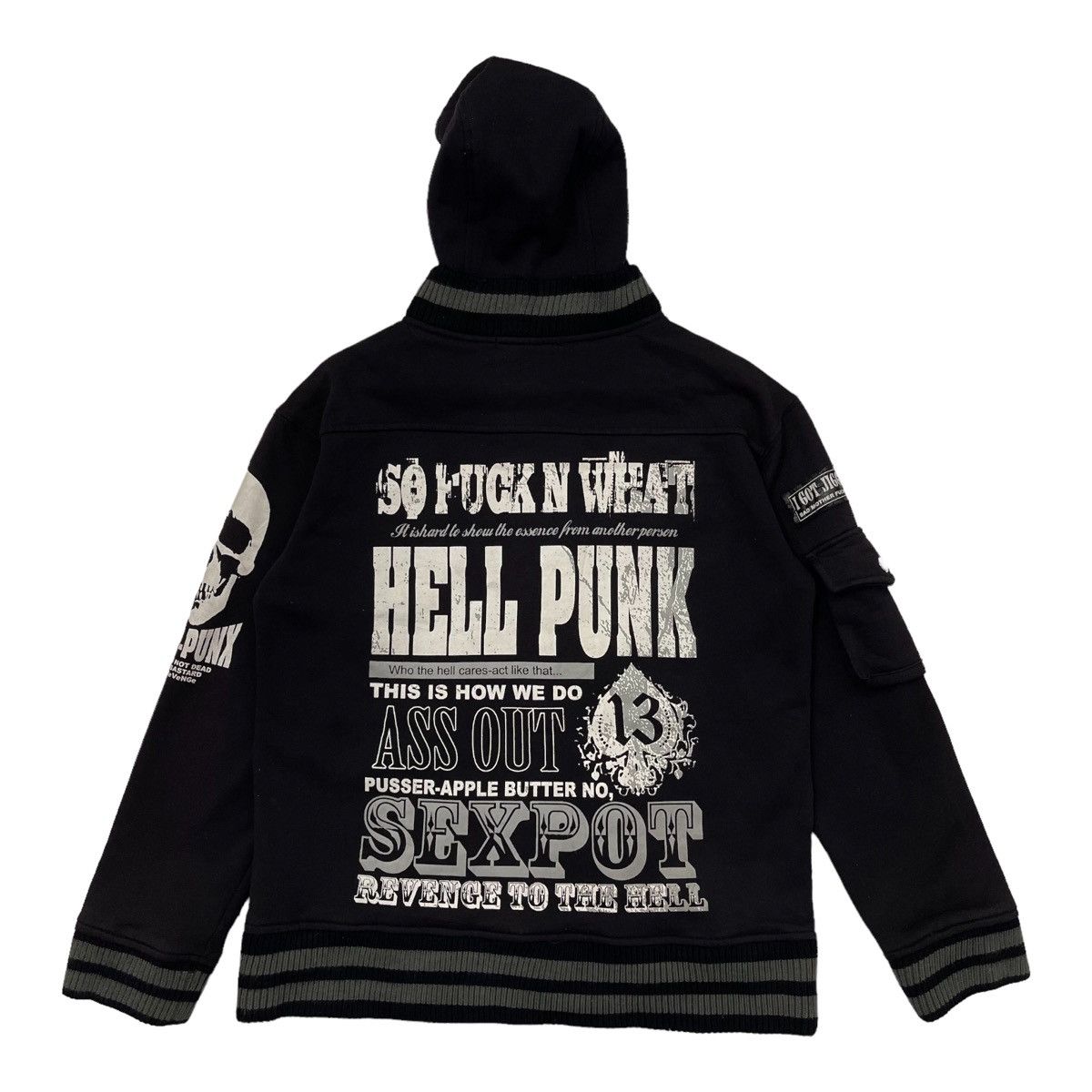 Japanese Brand Sex Pot Revenge Zipper Hoodies Size M Size US M / EU 48-50 / 2 - 1 Thumbnail