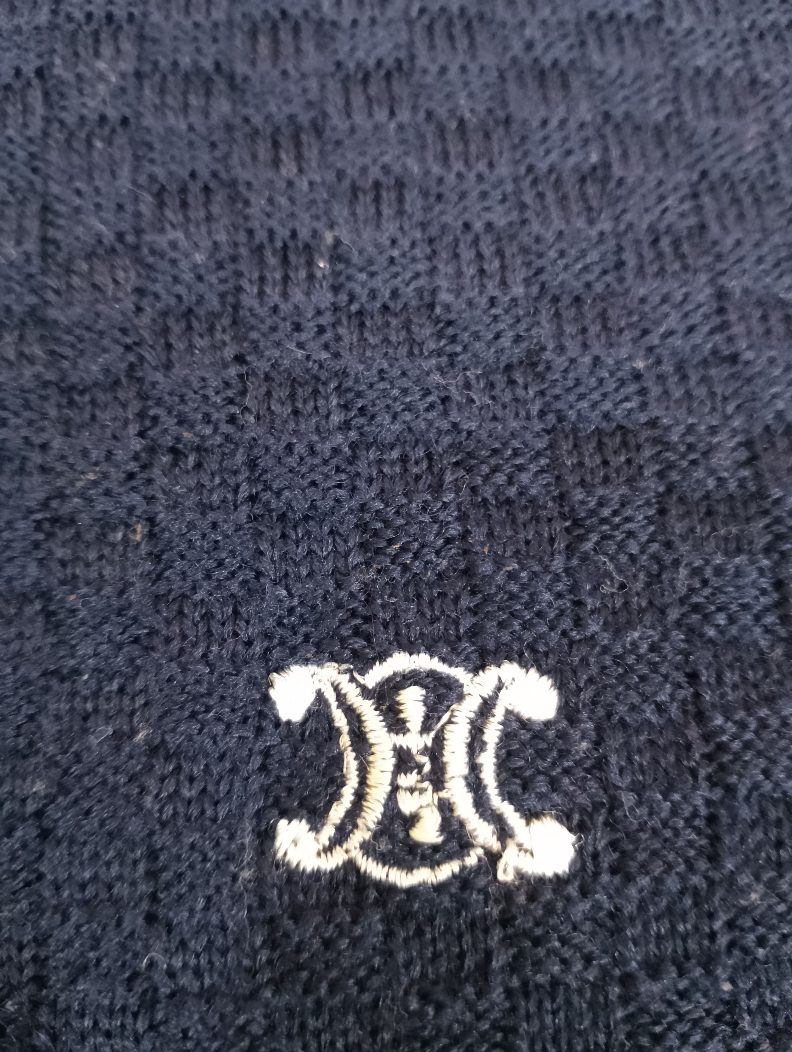 Vintage Celine Matt Patern Wool Knitwear