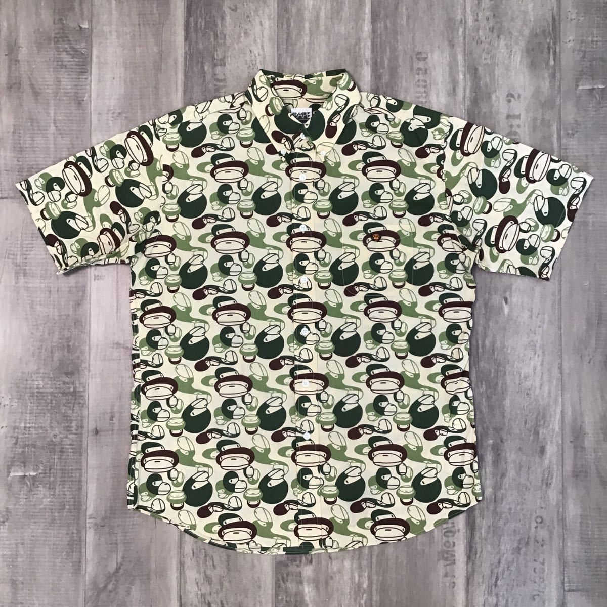 Bape BAPE Milo Multi camo Short Sleeve Shirt Size US M / EU 48-50 / 2 - 1 Thumbnail