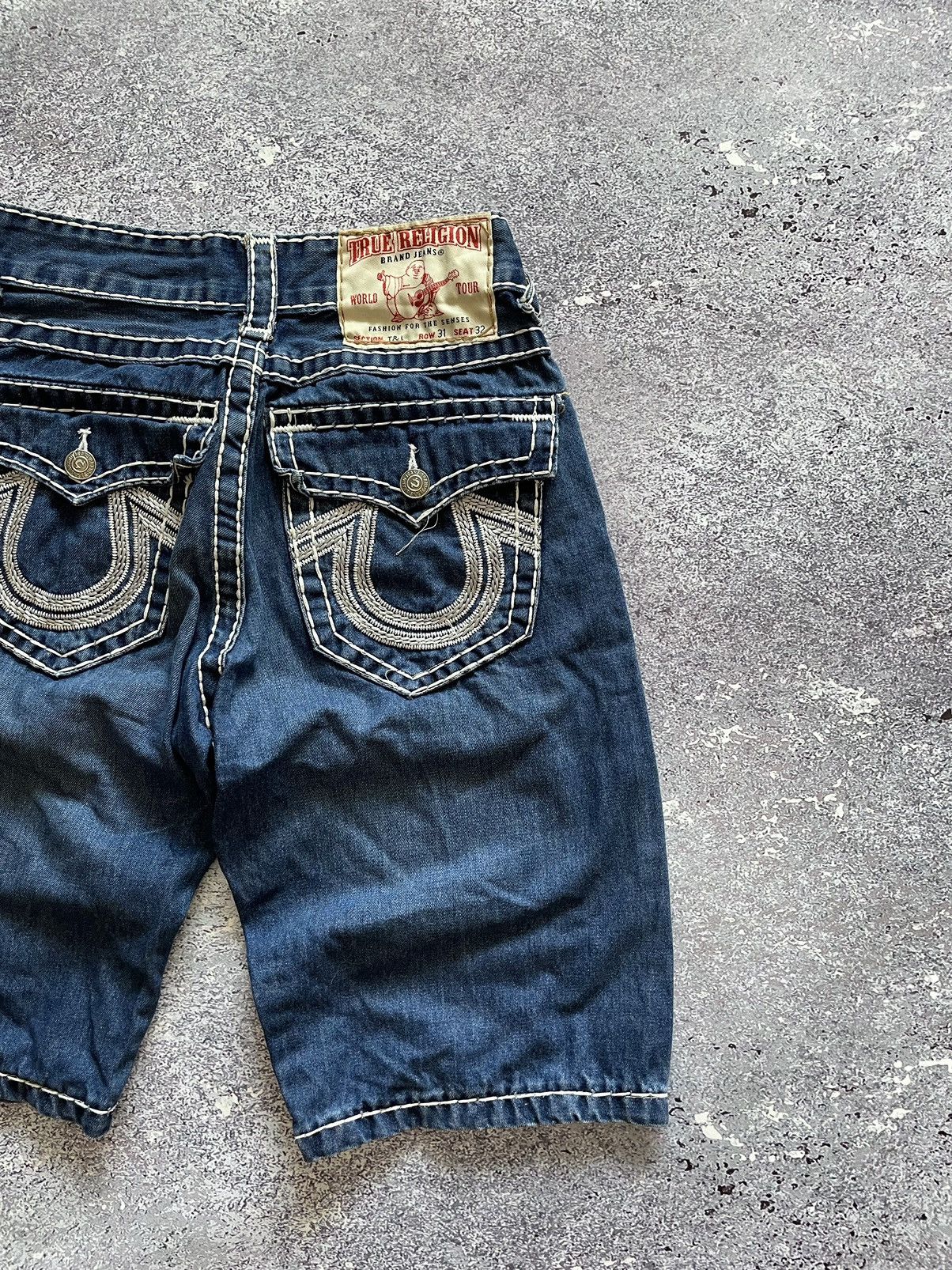 Other True Religion Shorts Denim Vintage Made In USA Size US 31 - 2 Thumbnail