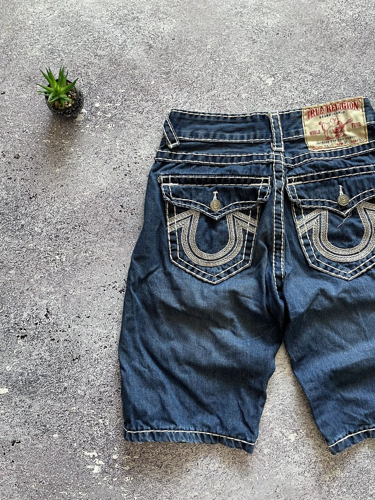 Other True Religion Shorts Denim Vintage Made In USA Size US 31 - 3 Thumbnail